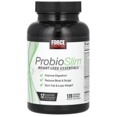 Force Factor, ProbioSlim, средства для снижения веса, 120 вегетарианских капсул